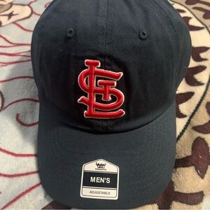 St. Louis Cardinals Baseball MLB Navy Mass Basic MVP Adjustable Hat